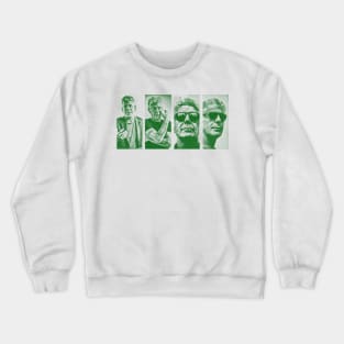 Anthony Bourdain// green solid style Crewneck Sweatshirt